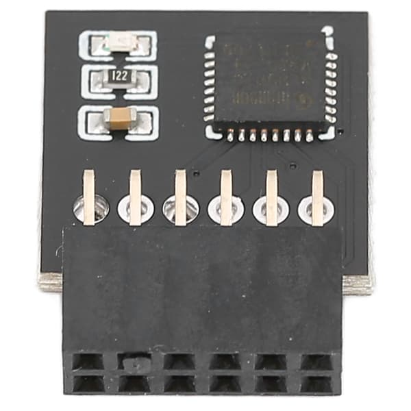 TPM 2.0 Sikkerhedsmodul 12pin Krypteringsprocessor til PC Systemkomponenter
