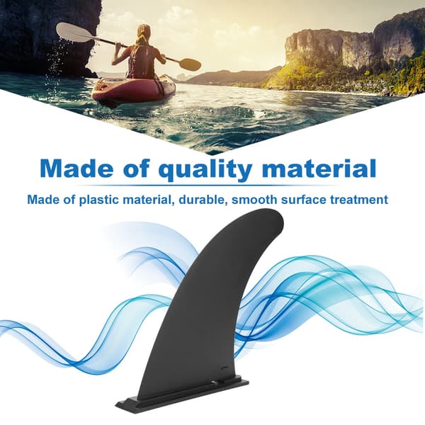 Plastik Surf Fin til Stand Up Paddleboard og Surfbræt Tilbehør (9in)