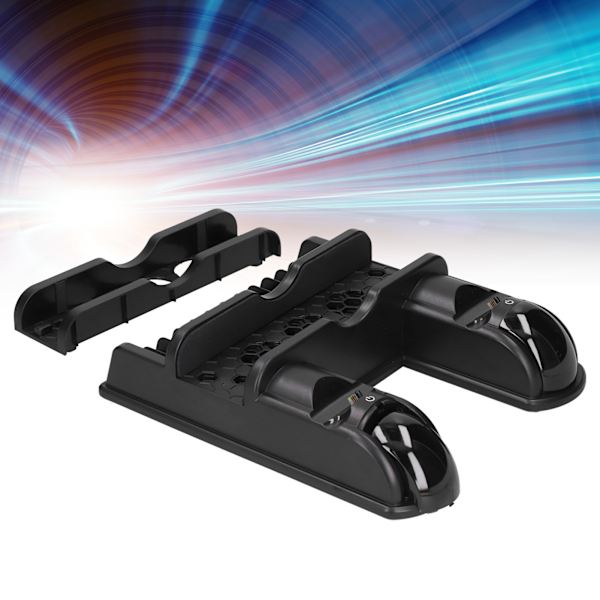 Kjølefan for spillkonsoll, vertikal stativ, kontrollerladerstasjon for PS4 SLIM PRO