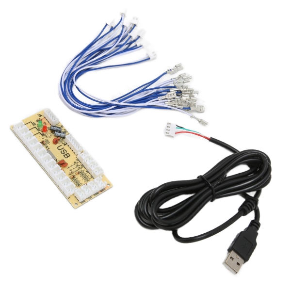 QM070911 Forsinkelsesfri Arcade USB-koder DIY Arcade-koder for Raspberry Pi 1 2 3 RetroPie