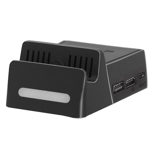 ABS Bärbar Spel Laddningsdocka Högdefinition Konverteringsladdare Bas för Switch till TV