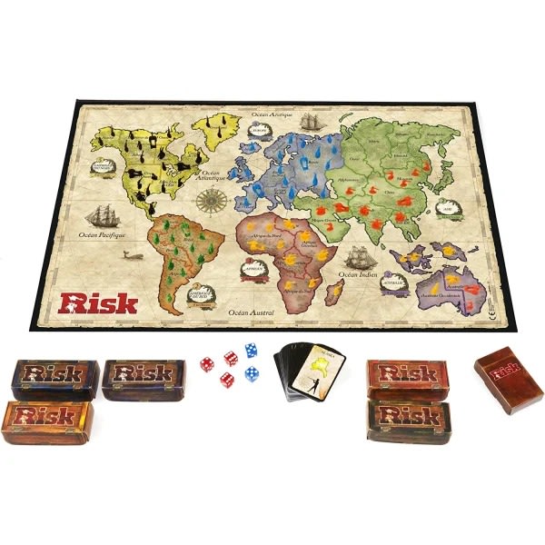 1 st Hotsäljande brädspel RISK brädkortspel Engelska klassiska RISK interaktivt kortbordsspel