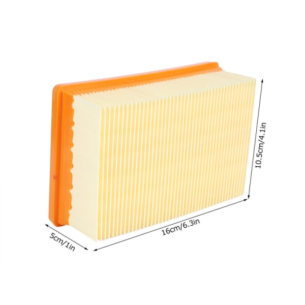 2 STK udskiftning af fladfilter-støvsugerdele til Karcher MV4 MV5 MV6