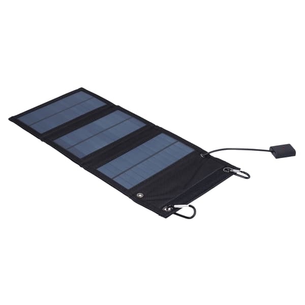 8W 5V USB Solpanel Foldbar Bærbar Monokrystallinsk Solcelleoplader til Udendørs Brug