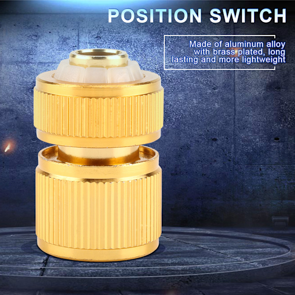 Alloy Have Adapter Hurtigmontering Vandhane Slangeforbindelse Fitting Switch Dysespids