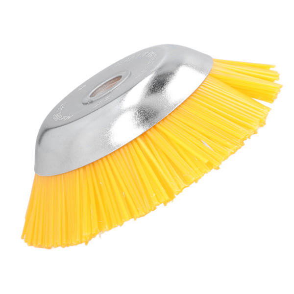 25mm Nylon Hjulborste Trimmer Hög Hårdhet Nylon Manganstål Trådtrimmerhuvud för Innergård Trädgård