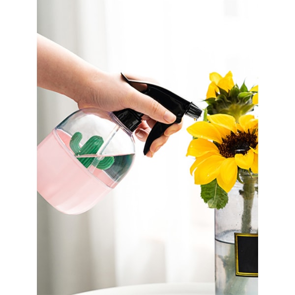 (Snow Mountain White Kapasitet 500ML) Ren håndholdt sprayflaske lufttrykk fin tåke dusj sprinkler liten sprayflaske sprayflaske
