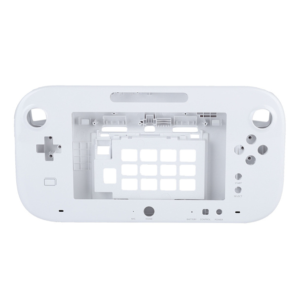 Beskyttende skall, lett hard skall huddeksel for Wii U håndtak fjernkontroll hvit