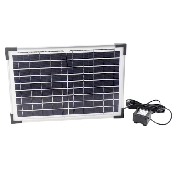 Solcelled Fontænepumpe 9V 10W Nem at Installere Solcelledrevet Fontæne Havepumpe Sæt til Fuglebad Have Baghave Pool Fisketank