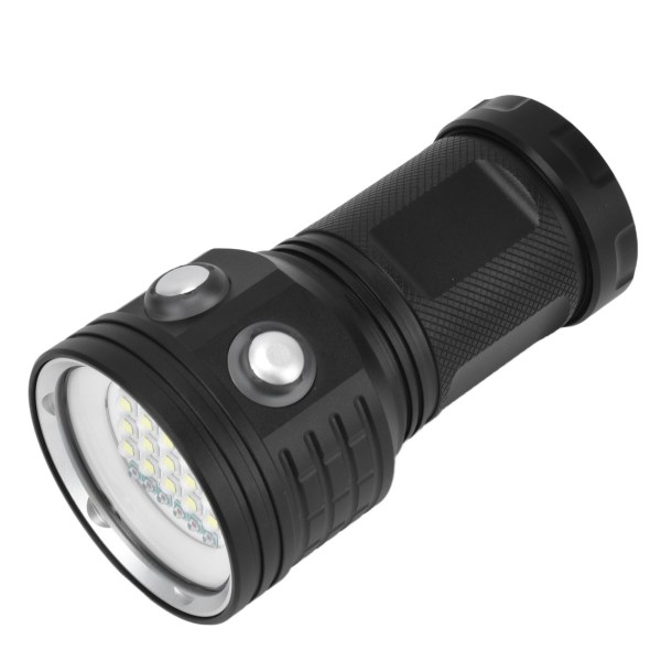 Undervandslommelygte 27 LED'er lysperler IPX8 vandtæt bærbar dykkerfyldningslys 100m/328.1ft til undervands
