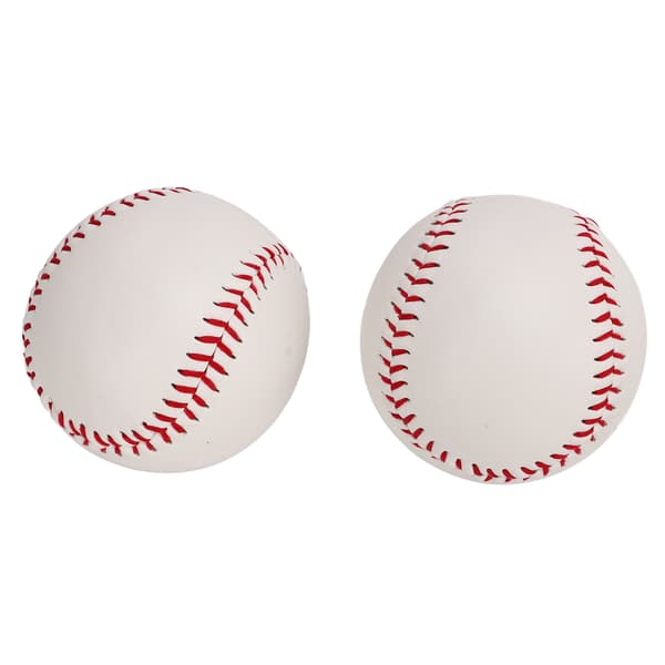 Professionell Utomhusträning Baseboll PU Läder Hård Softball 2st