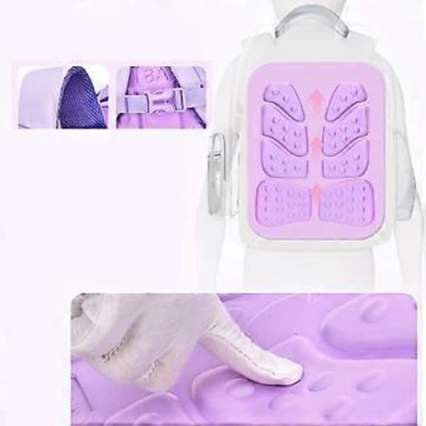 Breathable Capybara Backpack for Kids - Lightweight School Bag Small Purple