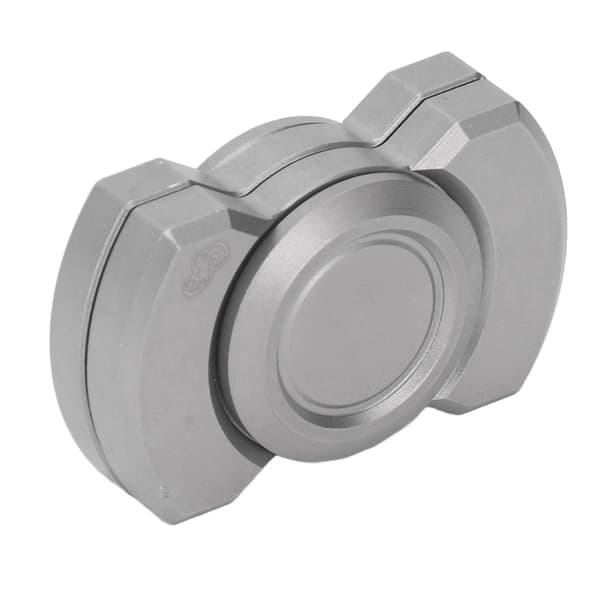 Fidget Slider Legetøj Bærbart Letvægts Ergonomisk Multifunktionelt Robust Stressaflastende Slider til Voksne ADHD ADD Sølv