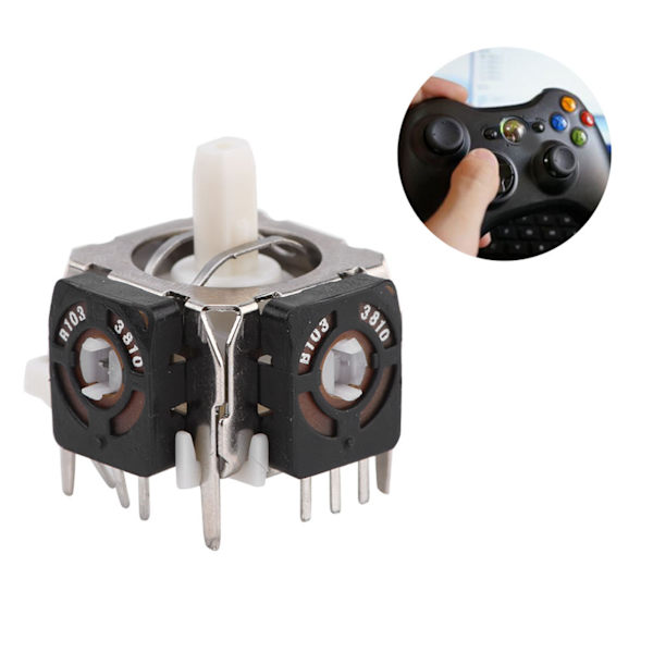 5 kpl Analog Stick 3D Joystick -korvausosa Xbox 360 langattomalle ohjaimelle