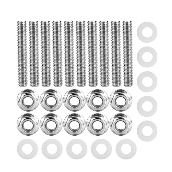 Rustfrit stål sort udstødningsmanifold Header Stud Bolt Kit til Honda Acura