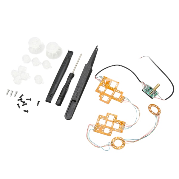 Face-knappar LED-kit Professionell DIY LED-upplyst knappmodul för PS5-spelkontroll