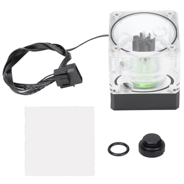 PUB M4YT 7cm Datamaskin Vannkjøler Pumpe med Flow Indicator for CPU Kjøling