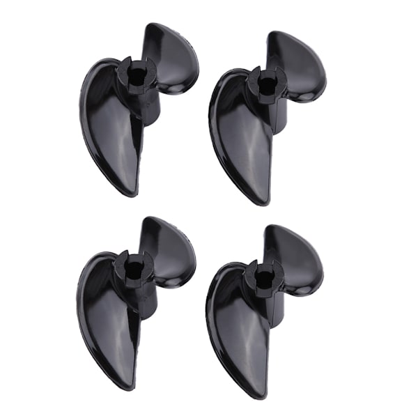 Elektrisk RC O-Båt Tillbehör: 4x40mm CNC-frästa 2-bladiga Halv-nedsänkta Propellerset (2 Par)