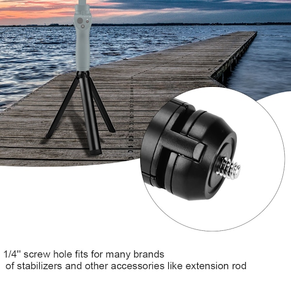 Handhållen Gimbal Stabilisator med Mini Stativ för DJI Osmo Mobile 2 & Zhiyun Stabilisatorer