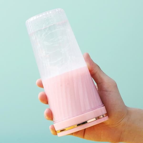 JUICER Elektrisk Blender Lång Batteritid Hög Kvalitet Standbytid 350 Stil - Rosa 2