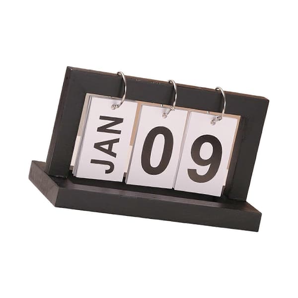 Blädderkalender, hemmets foajé, vardagsrumsdekoration, prydnader Mörk khaki Dark Khaki