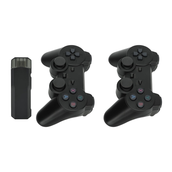 4K Videospilkonsoll med Forskellige Spil Trådløs Joystick Spilsystem til Dobbelt Spillere Engelsk 32G