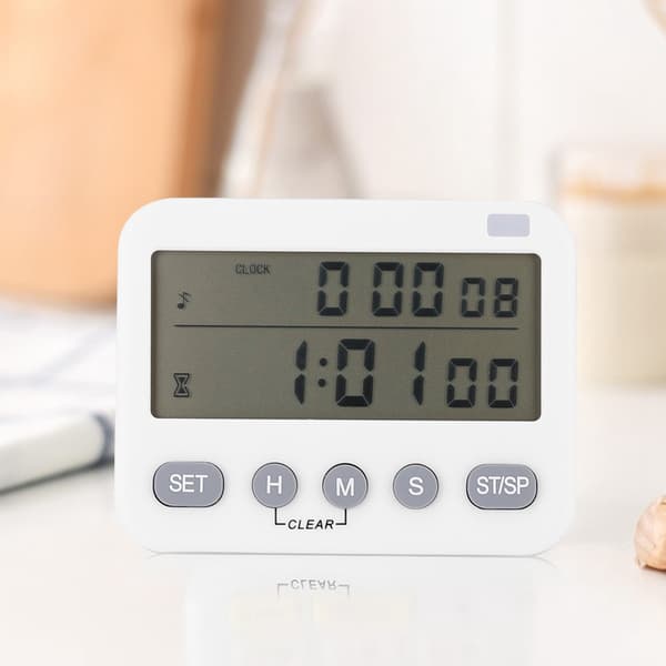 Køkkentimer Lydløs Vibrationsalarm Ur Påmindelse