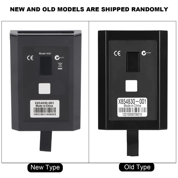 HDD Harddisk Kit til XBOX 360 Intern Slim Sort 320GB