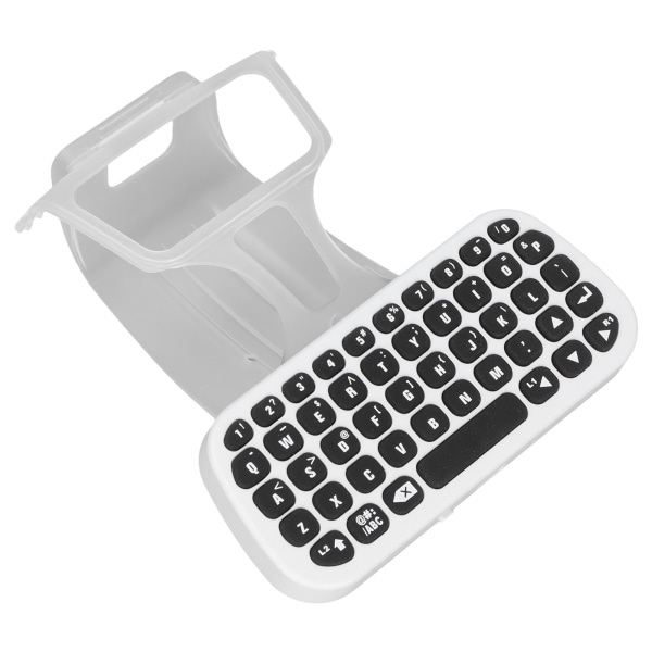 Tastatur for PS5 Trådløs kontroller Gamepad Trådløs Bluetooth Chatpad for PS5 med klips og ladekabel