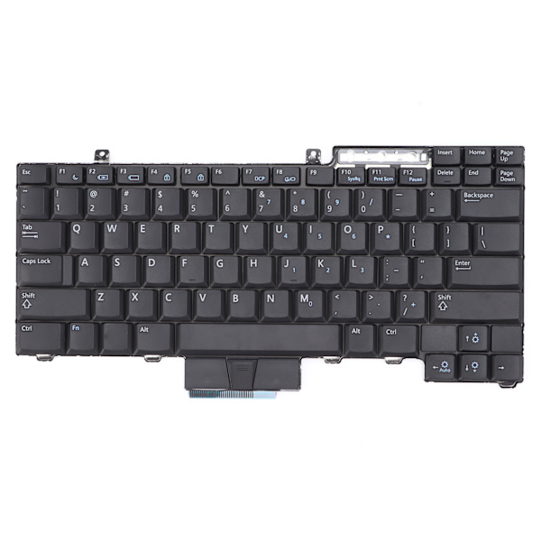 Holdbart erstatningstastatur til Dell E6400 E6410 M4400 M2400 E6500 Sort