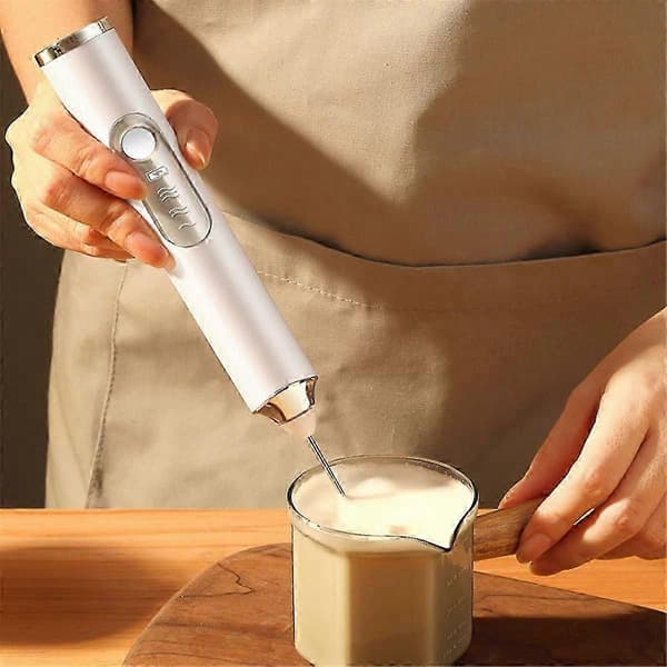 Multifunktionell elektrisk mjölkskummare Mini handhållen äggvisp kaffeskummare