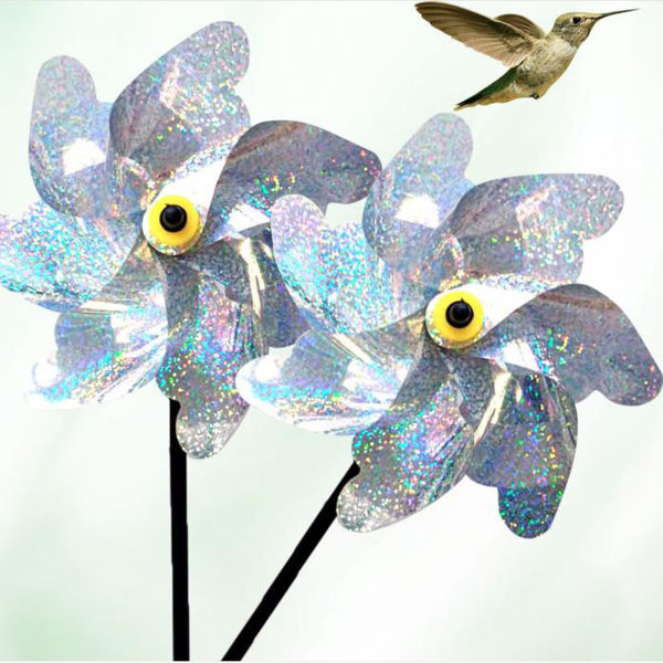Lintuja karkottava tuulimylly laserheijastava lasten lelu parvekepuutarha ulkoilma lintujentorjuntalaite viljelysmaan lintujen karkotus- ja pelotustuote (7 p