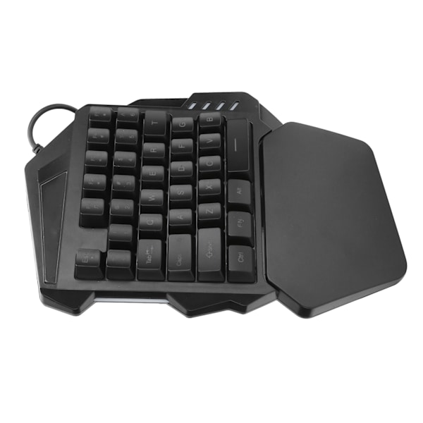 G94 Enhands Speltangentbord USB Trådbunden RGB Bakgrundsbelyst 35 Tangenter Tangentbord för Dator (Blandat Ljus)