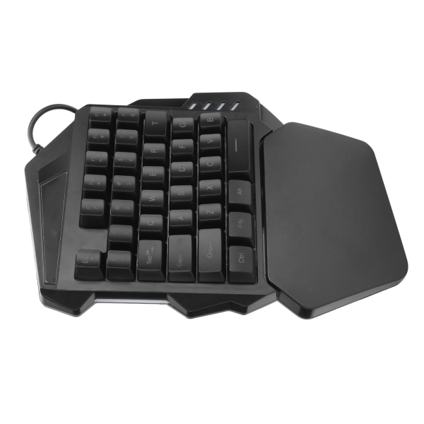 G94 OneHanded Gaming Keyboard USB Kablet RGB Bakgrunnsbelyst 35 taster tastatur for datamaskin (blandet lys)