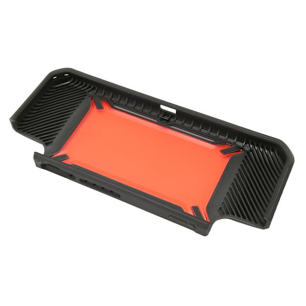 Beskyttende deksel for spillkonsoll TPU, fallbeskyttelse, beskyttende etui, varmespredning, bakdeksel for Switch, svart rød