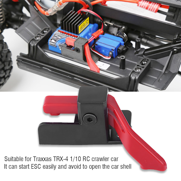ESC Easy Start Trigger Strømbryter for Traxxas TRX-4 1/10 RC Crawler Bil