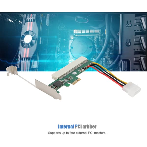 ST43 PEX 8112 PCI Express til PCI Bridge Card 2.5Gbps 32 Bit 66MHz Rev 3.0 Riser