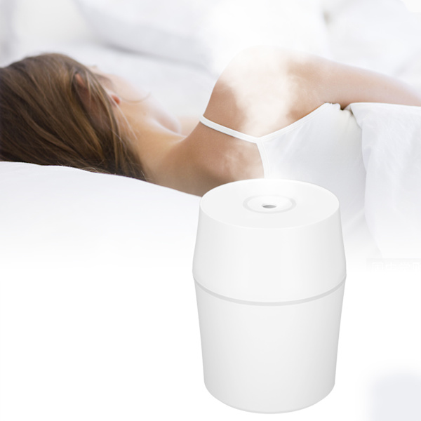 K8 Luftfuktare Innovativ Bärbar 7 Färger Andningsljus Mini USB Anpassad Present Luftfuktare