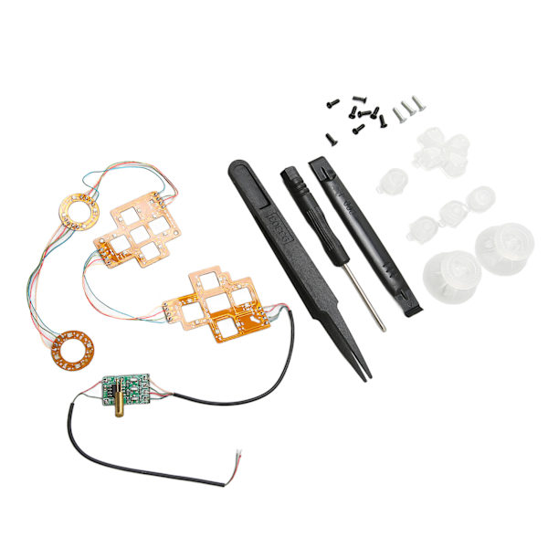 Face-knappar LED-kit Professionell DIY LED-upplyst knappmodul för PS5-spelkontroll