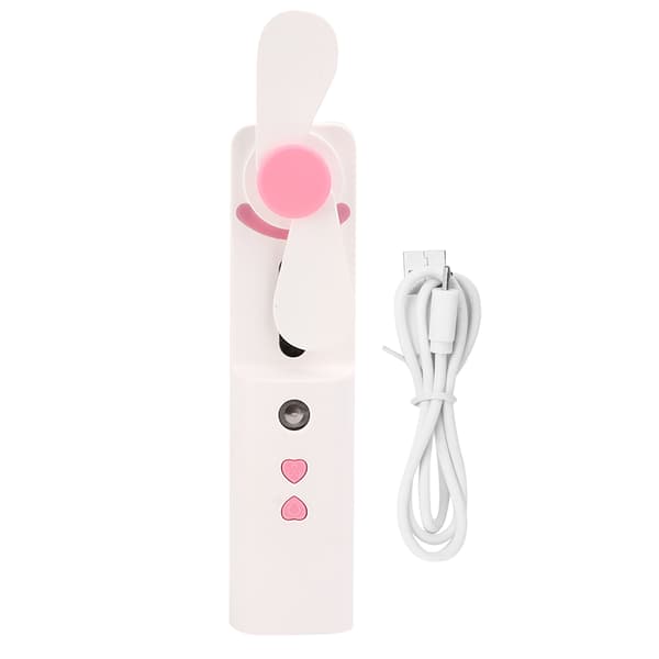 Bærbar USB Nano Atomizer Hydrerende Sprayvifte Maskin Rosa