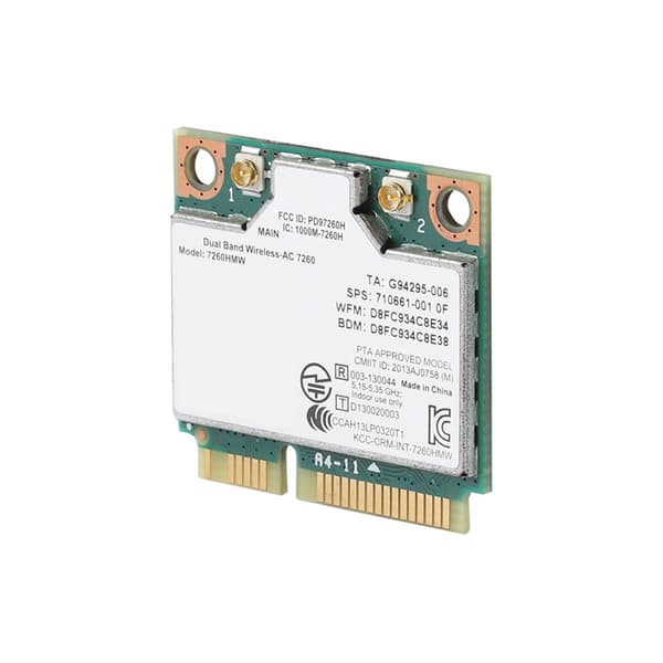 Intel 7260AC Trådløst Netværkskort 867Mbps Bluetooth 4.0 Universal