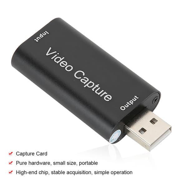 HDMI til USB Audio Video Capture Card HD Recorder til Game Live Streaming