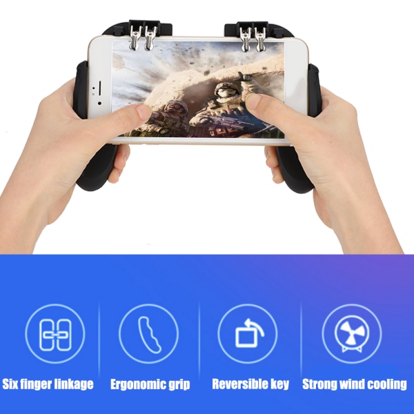 Mobiltelefon Spil Controller Joystick Køleventilator Spildispersion Gamepad