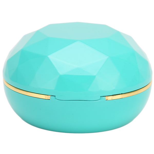 Cyan LED Ljusringask: Elegant Smyckesdisplay Presentask för Förlovning eller Bröllopsfrieri