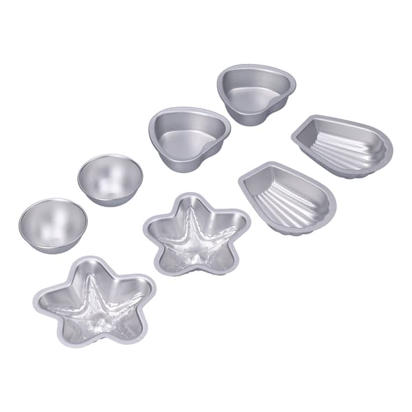 Aluminiumlegering Kakbakform DIY Badbombformset 12 st