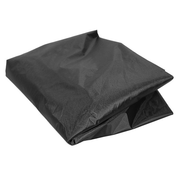 Vandafvisende Sekskantet Børnesandkasse Dæksel Beskytter Have Badebassin Solskygge Sort 140x110x20cm