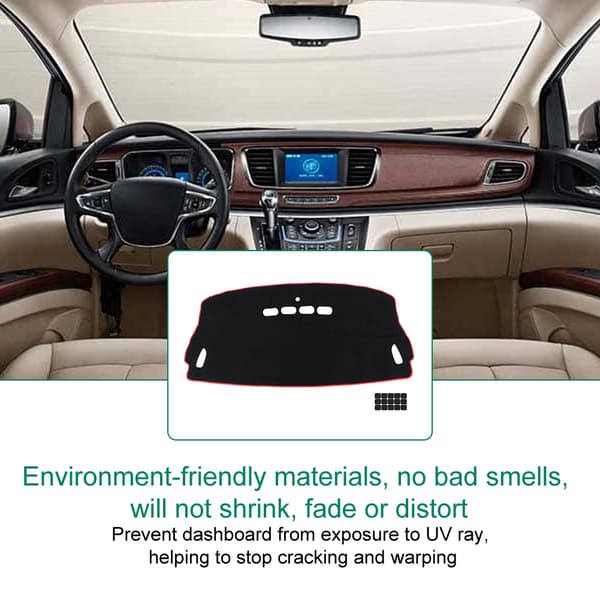 Buick GL8 2011 2015 Dashborddeksel Solskjerm Dash Mat