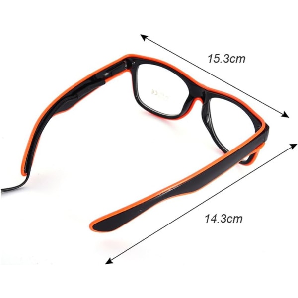 Festglasögon (vita), neonglasögon, batteridrivna solglasögon. För en bardans, Lämplig för män, kvinnor och barn. Det är den bästa partnern för en H