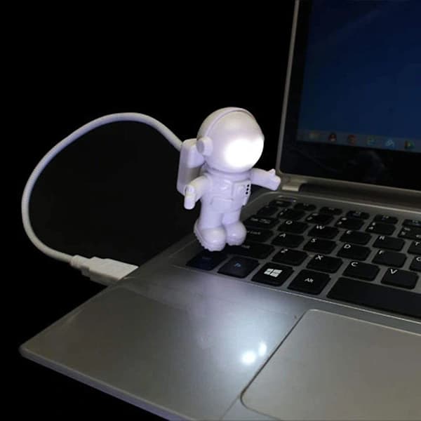 Hot Selling Brand New Creative Spaceman Astronaut LED Flexible USB Light for Laptop PC Notebook