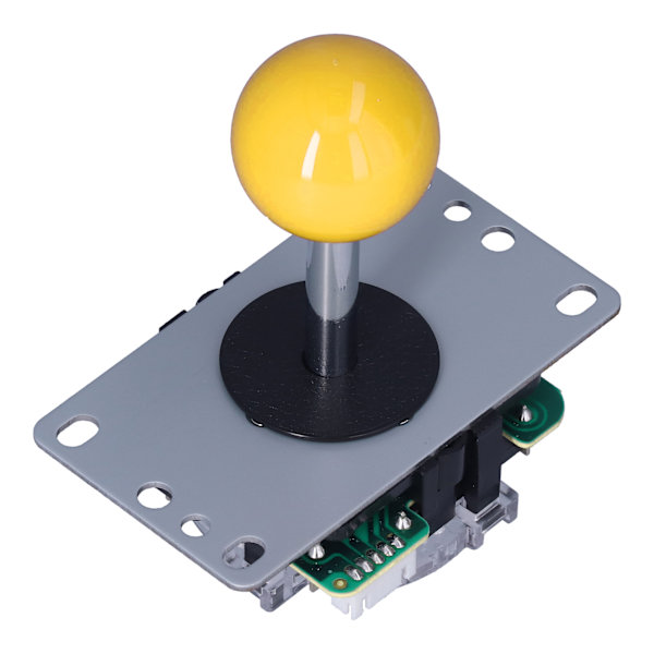 Arcade Joystick Klassisk 5-stifts 8-vägs Arcade Joystick Ersättningsdelar för Xbox 360 för PS2 för PS3 Gul